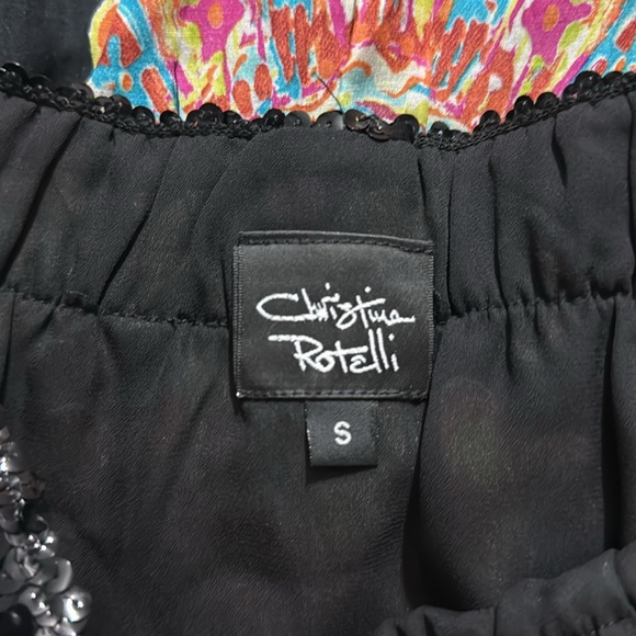 Christina Rotelli Vintage Silk Blend Floral Maxi Skirt Size: S - Picture 5 of 7